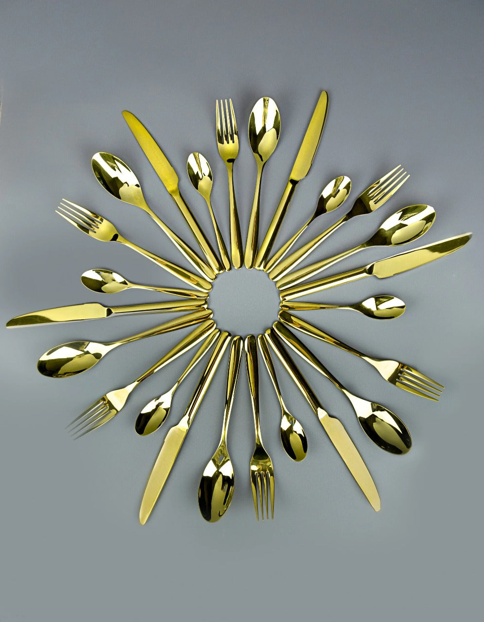 Faqueiro Golden em Aço Inox Cabana Real