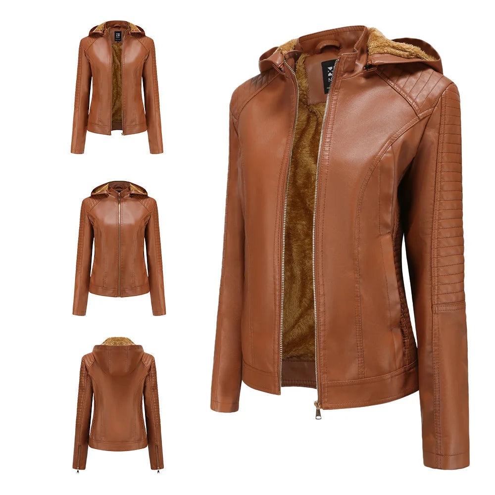 Jaqueta Feminina Oversized com Capuz de Inverno - (Promoção de Inverno 2025)