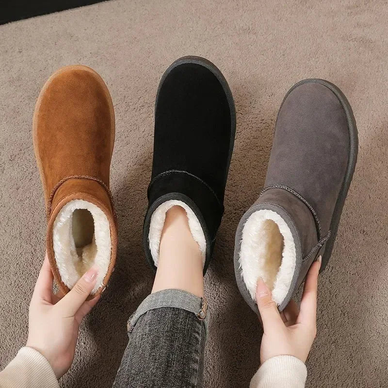 Bota Feminina Para Inverno Plataforma Antiderrapante Impermeável (Promoção de Inverno 2025)
