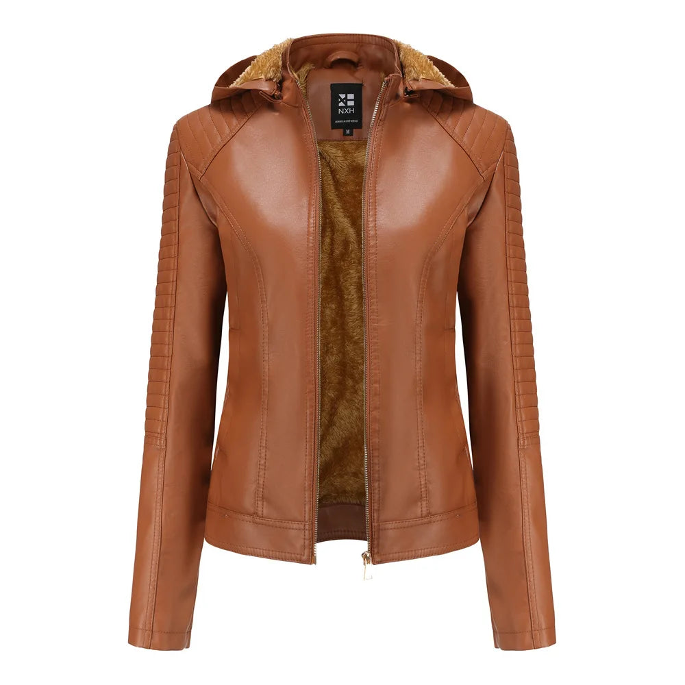 Jaqueta Feminina Oversized com Capuz de Inverno - (Promoção de Inverno 2025)