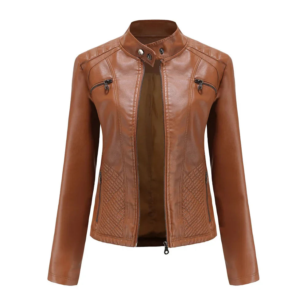 Jaqueta Feminina Casual com Zíper Estilo Streetwear - (Promoção de Inverno 2025)