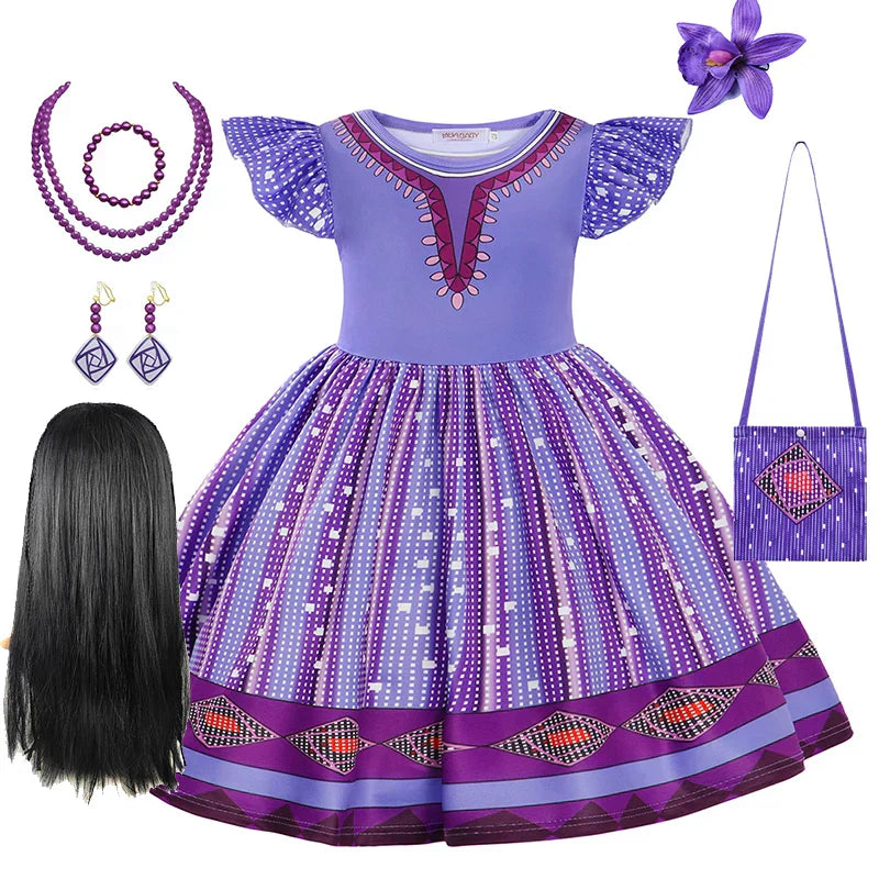 Fantasia Princesa Asha Verão - Wish