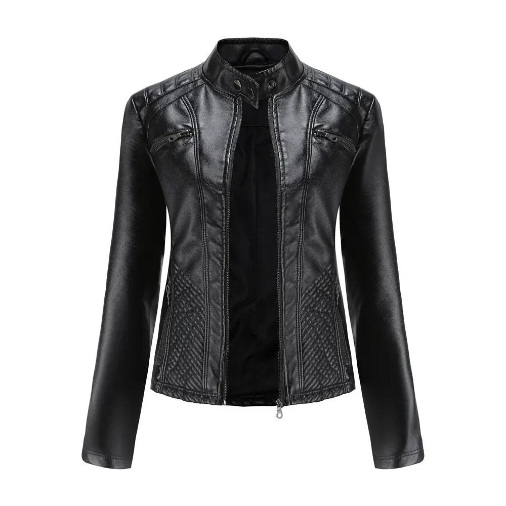 Jaqueta Feminina Casual com Zíper Estilo Streetwear - (Promoção de Inverno 2025)