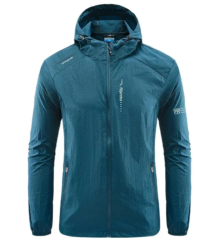 Jaqueta Masculina Ultraleve Proteção Solar e Secagem Rápida - (Promoção de Verão 2025)