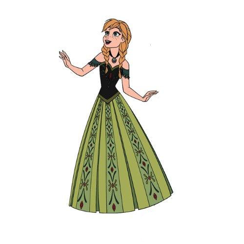 Anna Frozen Luxo - Fantasia Infantil - Princesas