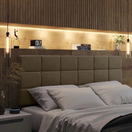 Cabeceira de Cama Estofada Cabana Real