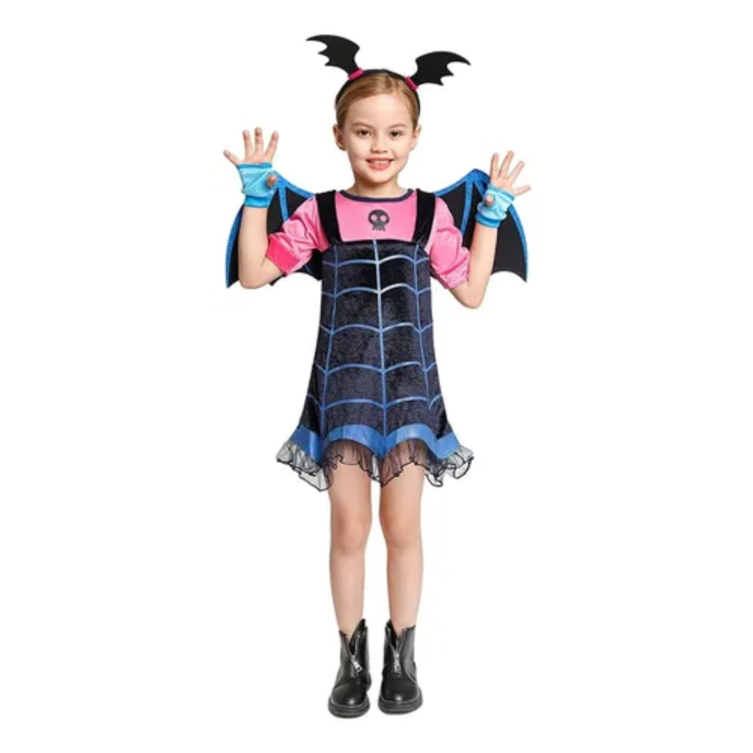 Vestido Fantasia Vampirina + Acessório de Brinde + Frete Grátis