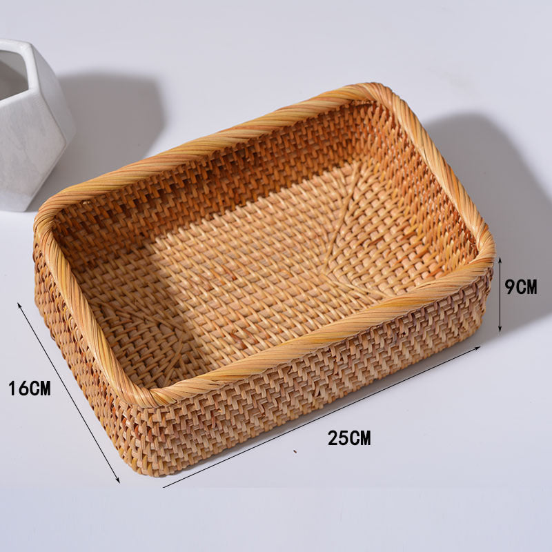 Conjunto de Cesto de pães Rattan Cabana Real