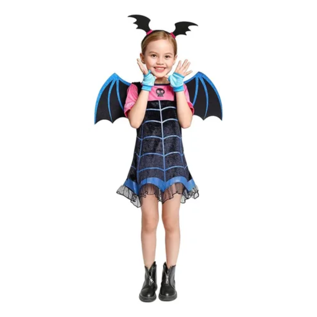 Vestido Fantasia Vampirina + Acessório de Brinde + Frete Grátis