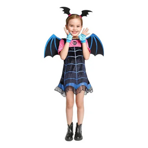 Vestido Fantasia Vampirina + Acessório de Brinde + Frete Grátis