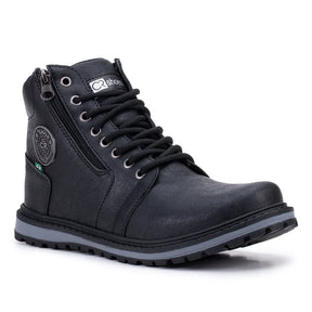 Bota Coturno Masculino Com Ziper Modelo Novo - (Promoção de Inverno 2025)
