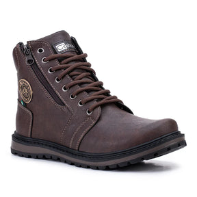 Bota Coturno Masculino Com Ziper Modelo Novo - (Promoção de Inverno 2025)