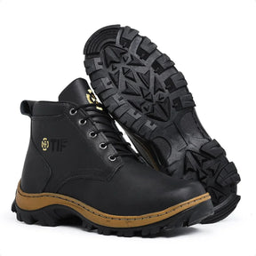 Bota Coturno Masculina com Design Robusto Estilo Sofisticado - (Promoção de Inverno 2025)