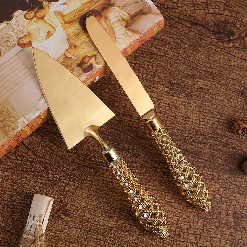 Conjunto de Cortador de Bolo Cabana Real