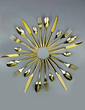 Faqueiro Golden em Aço Inox Cabana Real