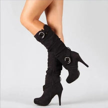 Bota Feminina Cano Alto Salto Fino (Promoção de Inverno 2025)