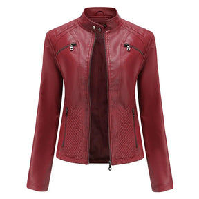 Jaqueta Feminina Casual com Zíper Estilo Streetwear - (Promoção de Inverno 2025)