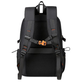 Mochila Unissex Fashion de Grande Capacidade com Compartimento Para Notebook
