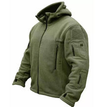 Jaqueta Masculina Tática com Capuz e Forro Fleece - (Promoção de Inverno 2025)