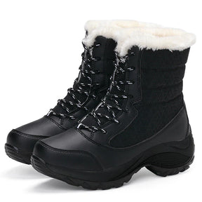 Bota Feminina com Plataforma Impermeável Antiderrapante - (Promoção de Inverno 2025)