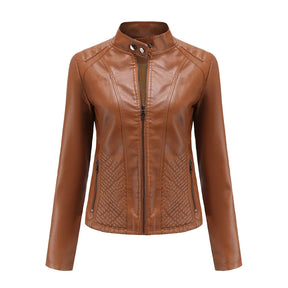 Jaqueta Feminina Estilo Biker com Zíper Luxy - (Promoção de Inverno 2025)