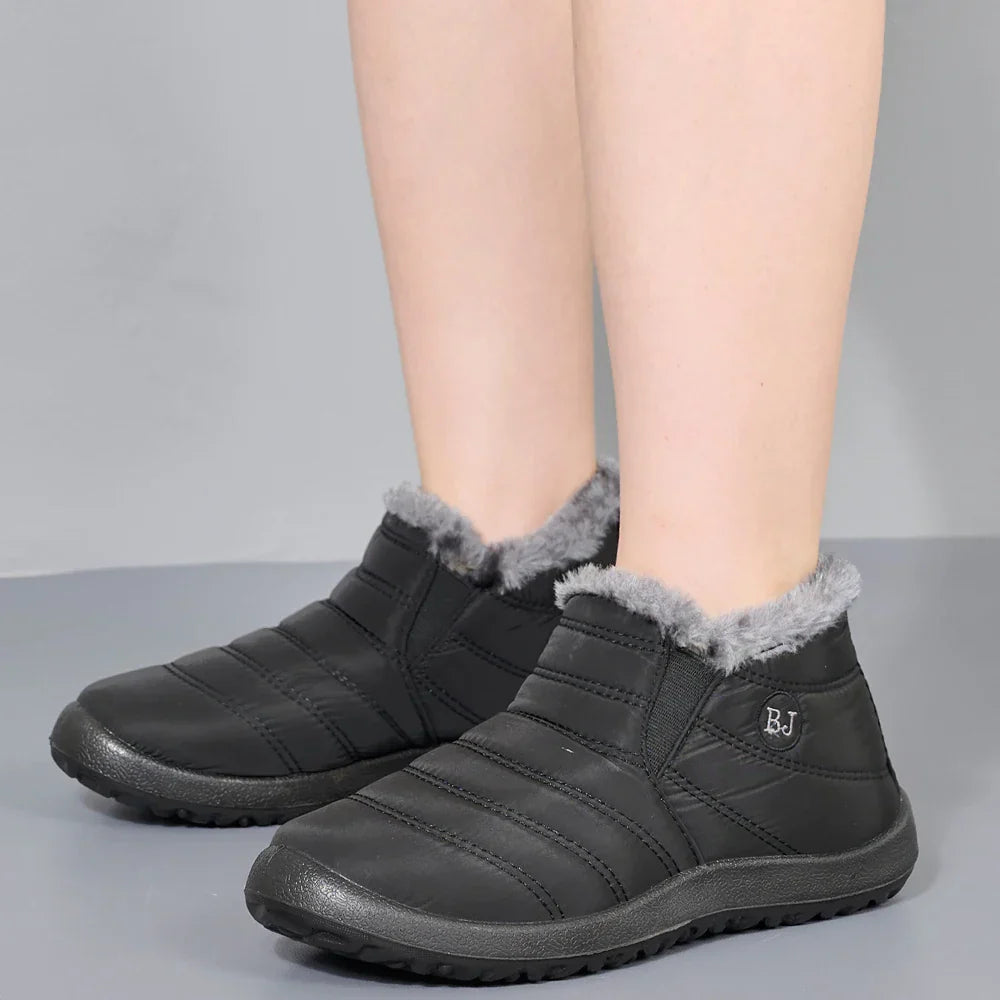 Bota Feminina de Inverno Impermeável Solado Antiderrapante - (Promoção de Inverno 2025)