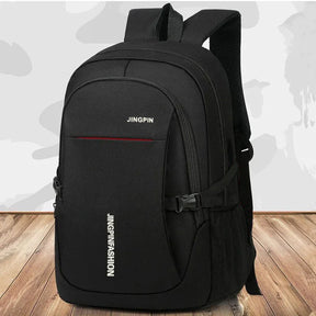 Mochila Unissex Estilo Casual com Alças Duplas para Notebook — Ideal para Viagem e Uso Diário
