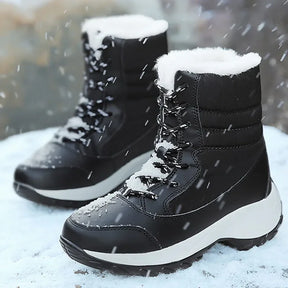 Bota Feminina com Plataforma Impermeável Antiderrapante - (Promoção de Inverno 2025)
