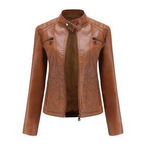 Jaqueta Feminina Casual com Zíper Estilo Streetwear - (Promoção de Inverno 2025)
