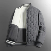 Casaco Masculino Puffer Dupla Face com Zíper – (Promoção de Inverno 2025)