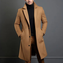 Jaqueta Longa Masculina de Inverno Lã Premium - (Promoção de Inverno 2025