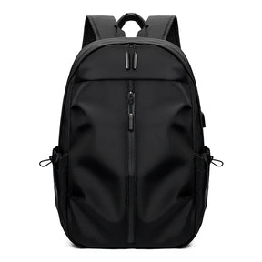 Mochila Unissex Esportiva e Casual 14” de Grande Capacidade com Pingente Decorativo
