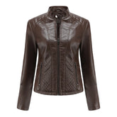 Jaqueta Feminina Estilo Biker com Zíper Luxy - (Promoção de Inverno 2025)