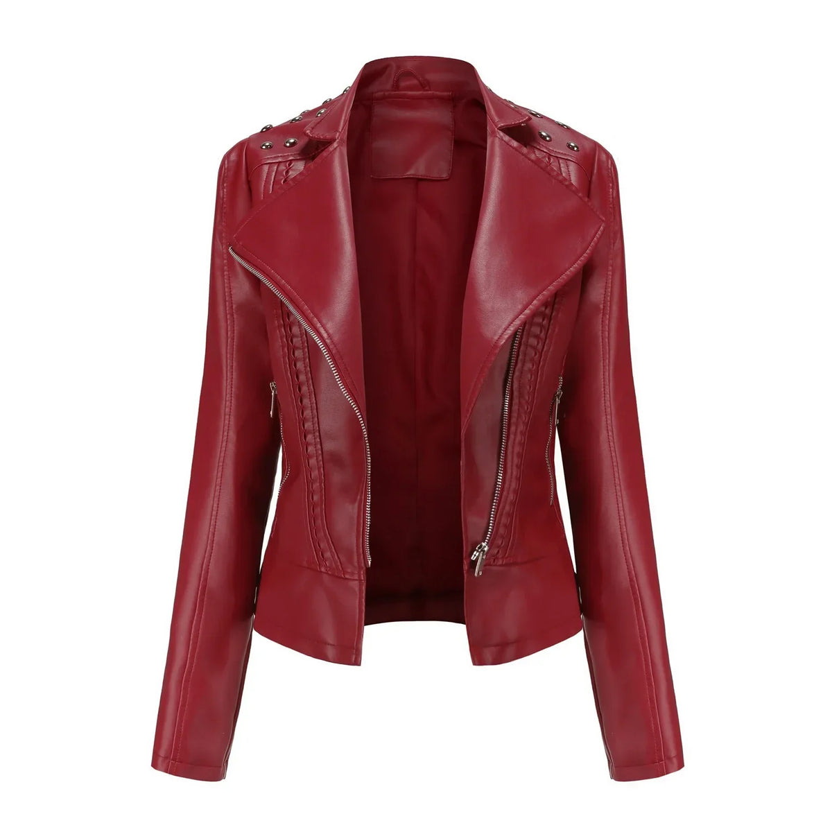 Jaqueta Feminina Fashion Style Estilo Biker com Zíper - (Promoção de Inverno 2025)