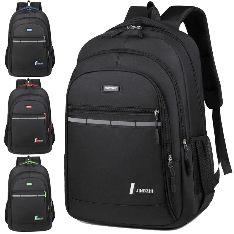 Mochila Unissex Casual de Grande Capacidade com Compartimento para Notebook 16”