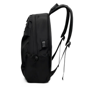 Mochila Unissex Esportiva e Casual 14” de Grande Capacidade com Pingente Decorativo