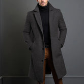 Jaqueta Longa Masculina de Inverno Lã Premium - (Promoção de Inverno 2025
