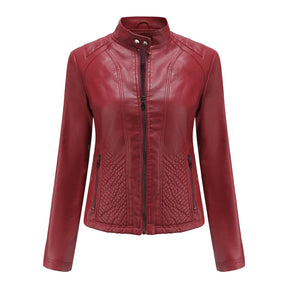 Jaqueta Feminina Estilo Biker com Zíper Luxy - (Promoção de Inverno 2025)