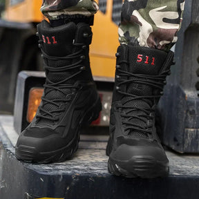 Bota Tática Masculina Leve Antiderrapante - (Promoção de Inverno 2025)