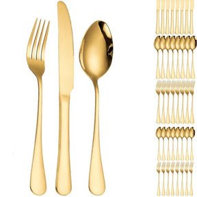 Faqueiro Golden em Aço Inox Cabana Real