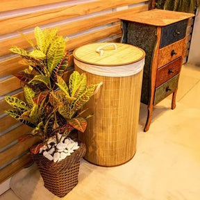 Cesto de Roupas em Bambu Cabana Real