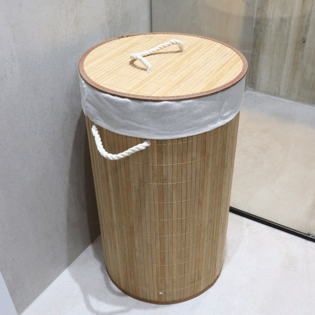 Cesto de Roupas em Bambu Cabana Real