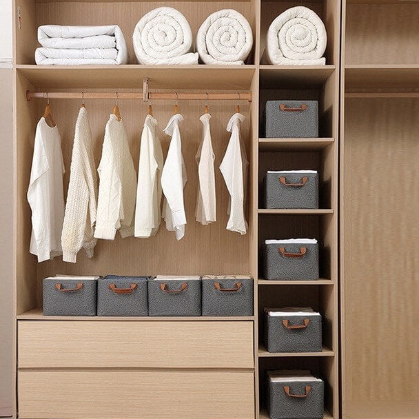 Kit Box Dobravel para Roupas Cabana Real