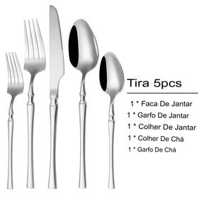 Jogo de Talheres Silver Cabana Real
