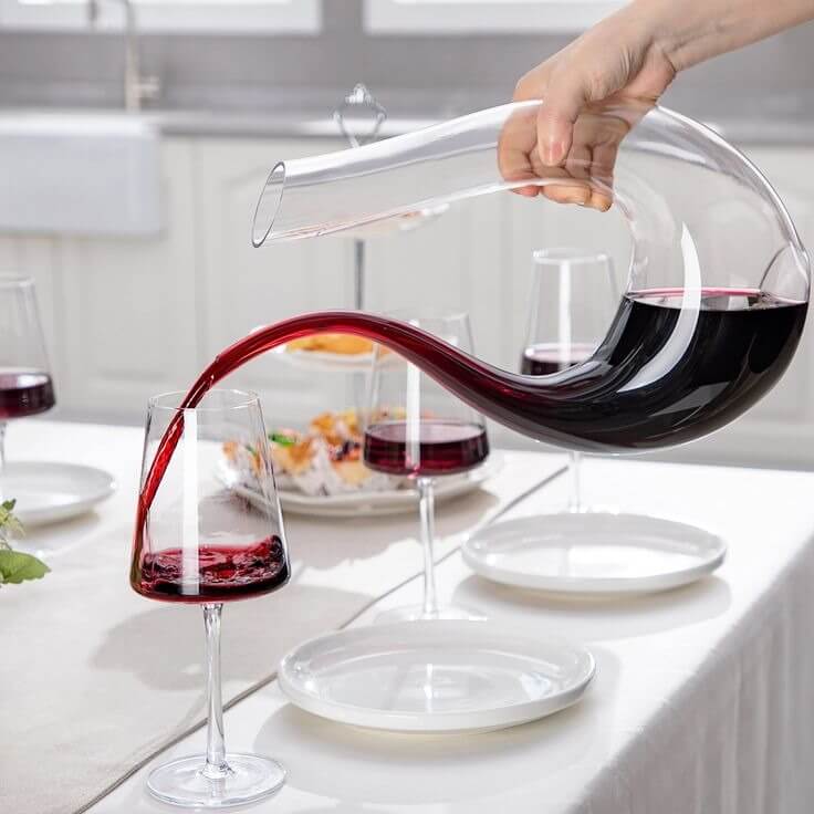 Decanter de Vinho Moderno Cabana Real