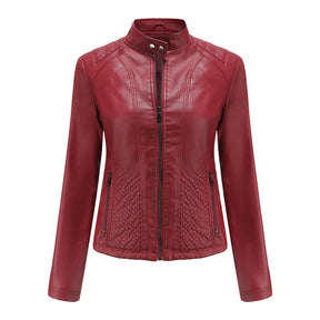 Jaqueta Feminina Estilo Biker com Zíper Luxy - (Promoção de Inverno 2025)