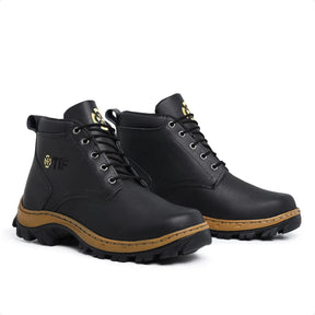 Bota Coturno Masculina com Design Robusto Estilo Sofisticado - (Promoção de Inverno 2025)