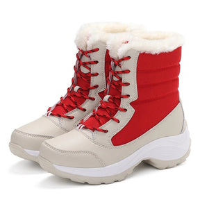 Bota Feminina com Plataforma Impermeável Antiderrapante - (Promoção de Inverno 2025)