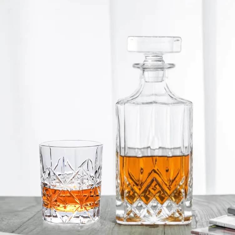 Kit Decanter e Copos Requintes Cabana Real