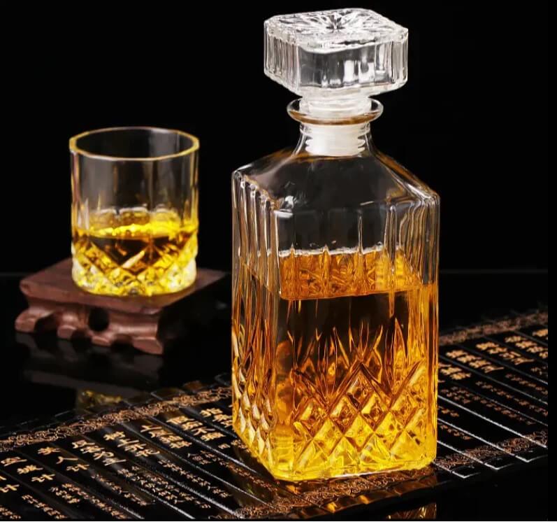 Kit Decanter e Copos Requintes Cabana Real